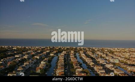 Eingang Bethany Beach Sussex Stockfoto