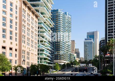 Beirut Stadtbild, moderne Skyline, Fassade von Hochhäusern, Beirut, Libanon Stockfoto