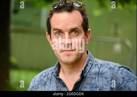 East Molesey, Surrey, Großbritannien. Juli 2021.Dominic Wood, Press Preview, die Show kehrt zurück, nachdem sie letztes Jahr aufgrund von Coronavirus-Sperren abgesagt wurde. RHS Hampton Court Palace Garden Festival, Hampton Court, Surrey Credit: michael melia/Alamy Live News Stockfoto