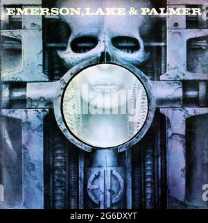 Emerson, Lake & Palmer: 1973. LP Frontcover: Brain Salad Surgery Stockfoto