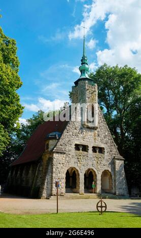 Kapelle, Gedenkstätte König Gustav Adolf von Schweden, Schlacht bei Lützen 1632, Lützen, Sachsen-Anhalt, Deutschland Stockfoto