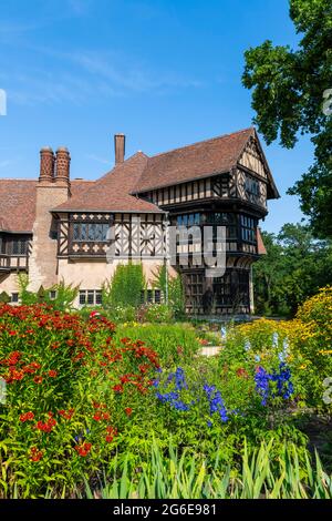 Schloss Cecilienhof, UNESCO-Weltkulturerbe, Neuer Garten, Potsdam, Brandenburg, Deutschland Stockfoto