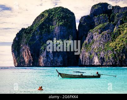 Maya Bay, Ko Phi Phi, Krabi, Thailand Stockfoto