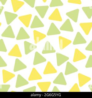 Geometrische Dreiecke Vektor nahtlose Muster für Tapete, Textil, Oberfläche, Mode, Hintergrund, Fliese, Schreibwaren, Wohnkultur, Möbel usw. Stock Vektor