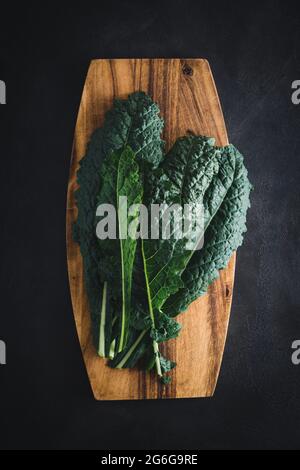 Cavolo nero Schwarzer Grünkohl Stockfoto