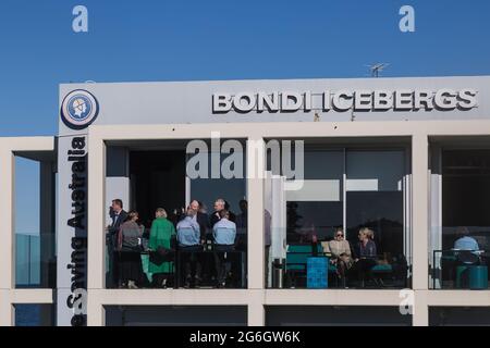 Bondi Icebergs Club, ein internationales Wahrzeichen, Bondi Beach, Sydney, Australien. Stockfoto