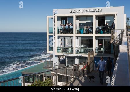 Bondi Icebergs Club, ein internationales Wahrzeichen, Bondi Beach, Sydney, Australien. Stockfoto