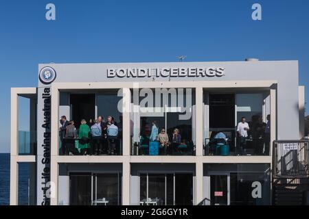 Bondi Icebergs Club, ein internationales Wahrzeichen, Bondi Beach, Sydney, Australien. Stockfoto