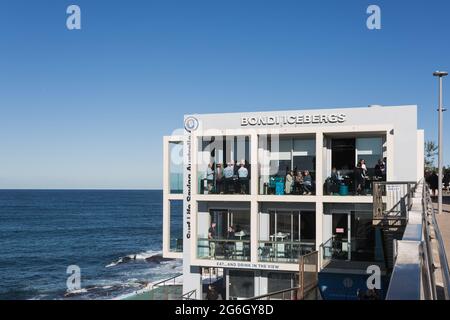 Bondi Icebergs Club, ein internationales Wahrzeichen, Bondi Beach, Sydney, Australien. Stockfoto