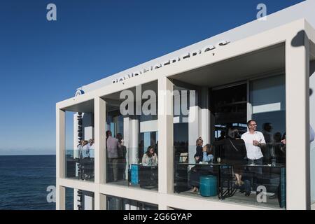 Bondi Icebergs Club, ein internationales Wahrzeichen, Bondi Beach, Sydney, Australien. Stockfoto