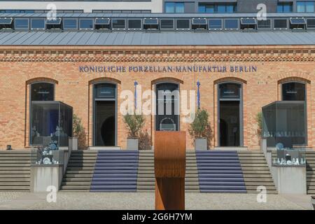 KPM, Königliche Porzellan Manufaktur, Wegelystraße, Charlottenburg, Berlin, Deutschland Stockfoto