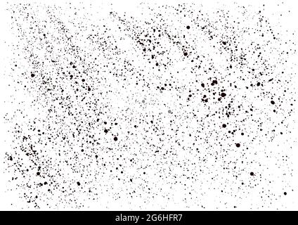 Vektor Schwarz Hintergrund Grunge Textur. Verzweifelter Effekt. Alte Vintage Kratzer, Flecken, Flecken Stock Vektor