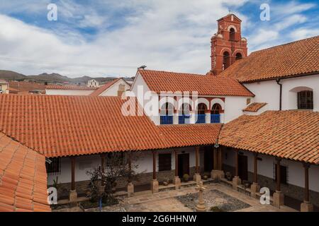 Kreuzgang des Klosters Convento de Santa Teresa, Potosi, Bolivien Stockfoto