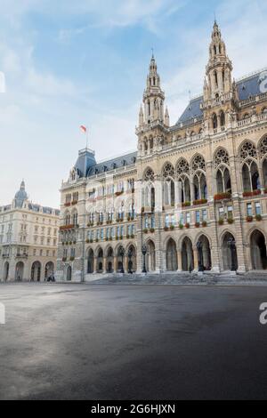 Wiener Rathaus - Wien, Österreich Stockfoto