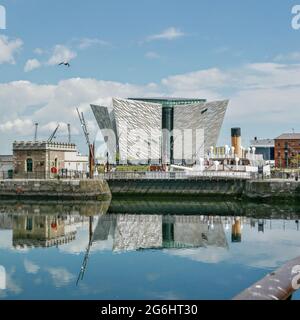 Blick auf Belfast 2021 Stockfoto