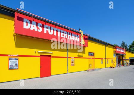 Das Futterhaus Haustiergeschäft in Kiel, Deutschland Stockfoto