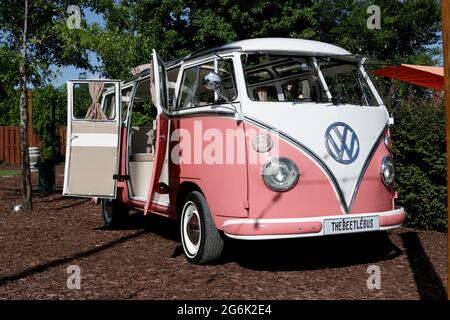 1965 Volkswagen Bus Camper Stockfoto