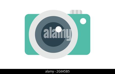 Kamerasymbol. Abbildung des Kamerasymbols für die Website. Perfekte Verwendung für Web, Muster, Design, Icon, ui, ux usw. Stock Vektor
