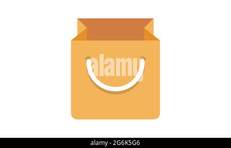 Einkaufstasche Symbol Zeichen und Symbol. Einkaufstasche Farbe Symbol für Website-Design und mobile App Entwicklung. Einfaches Element aus einfachen flachen Symbolen Stock Vektor