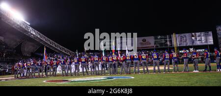 VENEZUELA: Carlos Gonzalez (5) y Victor Martinez (41), Odubel Herrera (37) Alcides Escobar (2), Ender Inciarte (11) , Suares (90), Jose Castillo (66), Francisco Rodriguez (57), Deolis Guerra (54), Previo al juego de Puerto Rico contra Venezuela, durante el World Baseballclassic en estadio Charros de Jalisco en Guadalajara, Jalisco, Mexiko. März 10, 2017. (Foto/Luis Gutierrez) Aspekte vor dem Spiel von Puerto Rico gegen Venezuela während des World Baseballclassic im Stadion Charros de Jalisco in Guadalajara, Jalisco, Mexiko. 10. März 2017. (Foto/Luis Gutierrez) Stockfoto