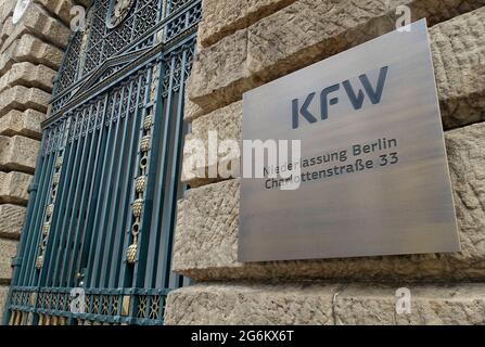 KfW, ehemals KfW Bankengruppe, deutsche staatliche Entwicklungsbank, Berlin Stockfoto