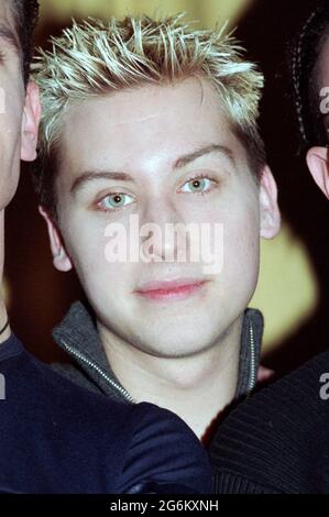 Mailand italien 1999-02-28 : NSYNC, Lance Bass während der Fotosession Stockfoto