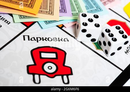 Russisches Monopol. Stockfoto
