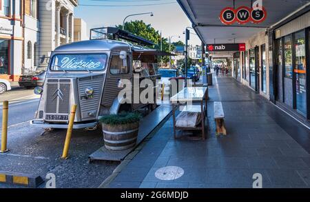 Mobile Bakery in Balmain, Sydney, Australien während der Pandemiesperre Stockfoto