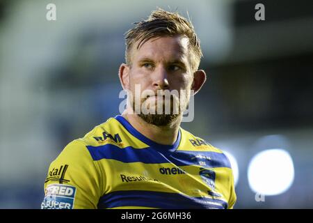 Warrington, England - 5. Juli 2021 - Mike Cooper (10) von Warrington Wolves während der Rugby League Betfred Super League Warrington Wolves gegen Leeds Rhinos im Halliwell Jones Stadium, Warrington, Großbritannien Dean Williams/Alamy Live Stockfoto