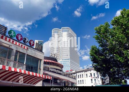 Ehemaliges Cafe Kranzler, Kranzler Eck, Berlin, Deutschland Stockfoto