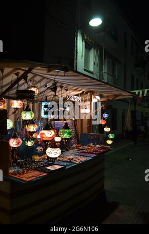 Mittelalterliche Feste in Alaquas Stockfoto