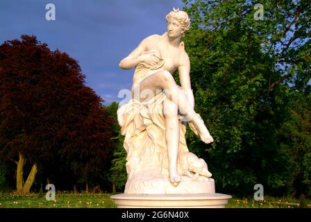 Statue von Diana im Park Sansouci, Potsdam Stockfoto