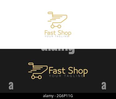 Trolley-Symbol oder Logo isoliert Zeichen Symbol Vektor Illustration - qualitativ hochwertige schwarze Stil Vektor-Symbole Stock Vektor