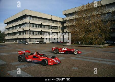 Brabaham-Alfa Romeo BT45-01, vettura dotata del propulsore Alfa Romeo Boxer 12 cilindri Stockfoto