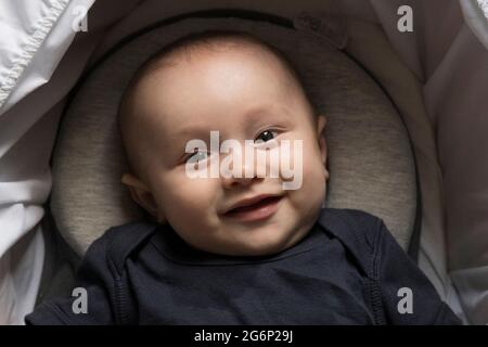 Ein Porträt eines Babys Stockfoto