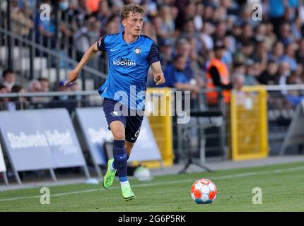 Velbert, Deutschland. Juli 2021. firo: 07.07.2021, Fuvuball, 1. Bundesliga, Saison 2021/2022, Testspiel SSVg Velbert 02 - VfL Bochum 1848 Patrick OSTERHAGE, Bochum, Single Action Credit: dpa/Alamy Live News Stockfoto