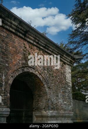 Nanjing, Provinz Jiangsu, China, Ming Xiaoling Mausoleum, Sifangcheng Stockfoto