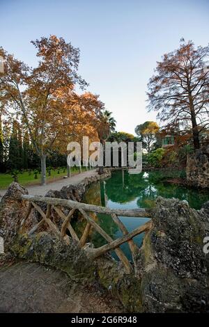 Palau del Parc de Samà, Tarragona, Spanien Stockfoto