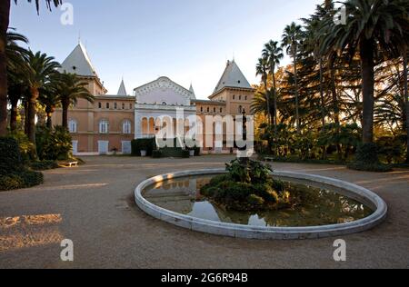 Palau del Parc de Samà, Tarragona, Spanien Stockfoto