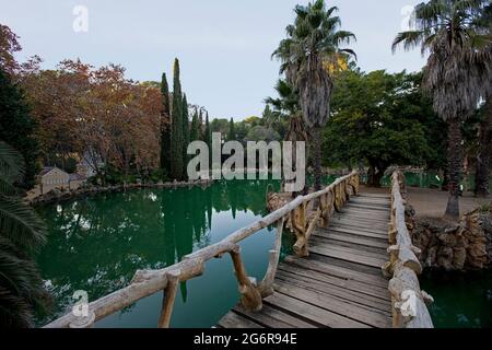 Palau del Parc de Samà, Tarragona, Spanien Stockfoto