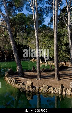 Palau del Parc de Samà, Tarragona, Spanien Stockfoto