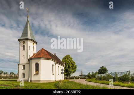 Kapelle bei Kressbronn am Bodensee, Baden-Württemberg, Deutschland Stockfoto