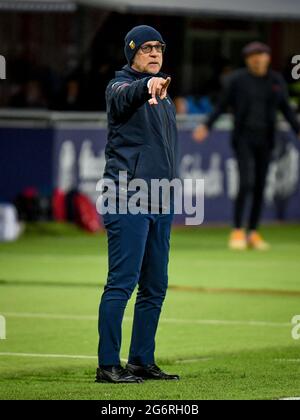 Rolando Maran (Cheftrainer Genua CFC) Gesten während der Saison Genua CFC 2020/2021 (Archiv), Italienischer Fußball Seri - Foto .LiveMedia/Ettore Griffoni Stockfoto