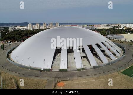 Zadar, Kroatien . November 2020. Kresimir Cosic Sport Hall während des freundlichen Volleyballspiels zwischen Kroatien und Argentinien - in Zadar, Kroatien Credit: SPP Sport Press Foto. /Alamy Live News Stockfoto