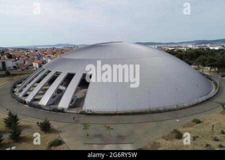 Zadar, Kroatien . November 2020. Kresimir Cosic Sport Hall während des freundlichen Volleyballspiels zwischen Kroatien und Argentinien - in Zadar, Kroatien Credit: SPP Sport Press Foto. /Alamy Live News Stockfoto