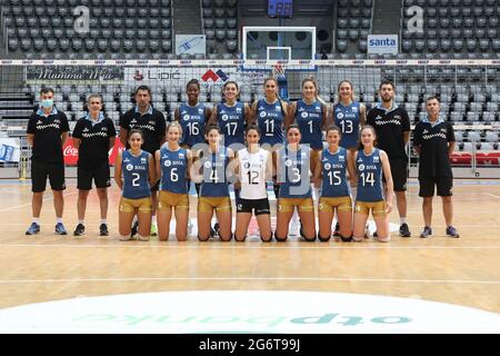 Zadar, Kroatien . November 2020. Argentinisches Volleyballteam während des freundlichen Volleyballspiels zwischen Kroatien und Argentinien - Kresimir Cosic Hall in Zadar, Kroatien Credit: SPP Sport Press Foto. /Alamy Live News Stockfoto