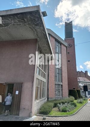 Eglise catholique Saint Quentin de Bouchain, Département du Nord, Region Hauts de France, Frankreich Stockfoto