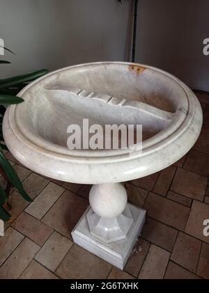Intérieur de l'Eglise catholique Saint Quentin de Bouchain, Département du Nord, région Hauts de France, Frankreich Stockfoto