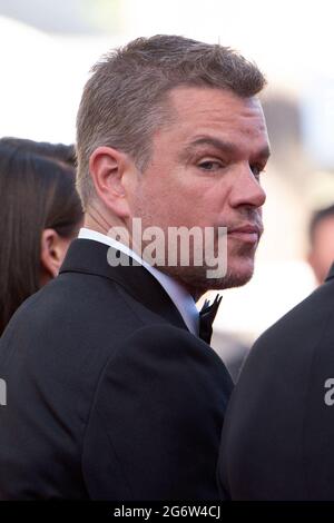 Matt Damon bei der Stillwater Premiere im Rahmen der 74. Internationalen Filmfestspiele von Cannes am 08. Juli 2021 in Cannes, Frankreich. Foto von Aurore Marechal/ABACAPRESS.COM Stockfoto