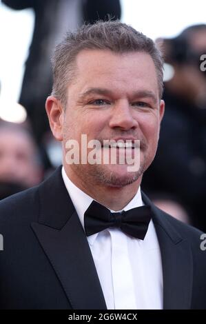 Matt Damon bei der Stillwater Premiere im Rahmen der 74. Internationalen Filmfestspiele von Cannes am 08. Juli 2021 in Cannes, Frankreich. Foto von Aurore Marechal/ABACAPRESS.COM Stockfoto
